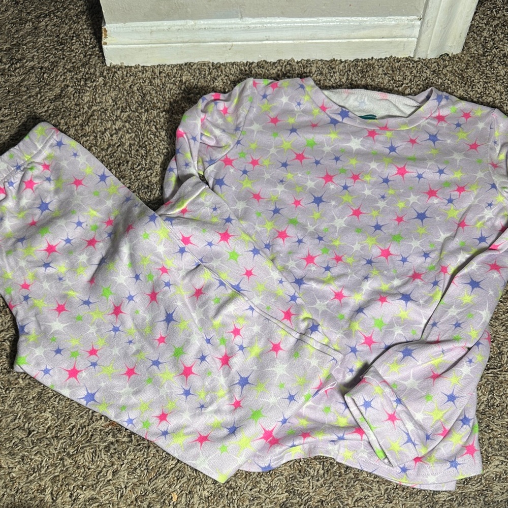 Colorful Starry Kids Pajama Set